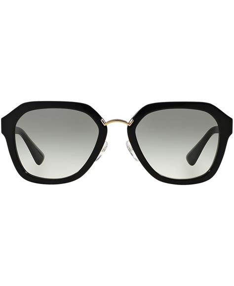 prada pr 25rs 55|Prada™ PR 25RS 1AB0A7 55 Black Sunglasses .